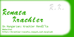 renata krachler business card